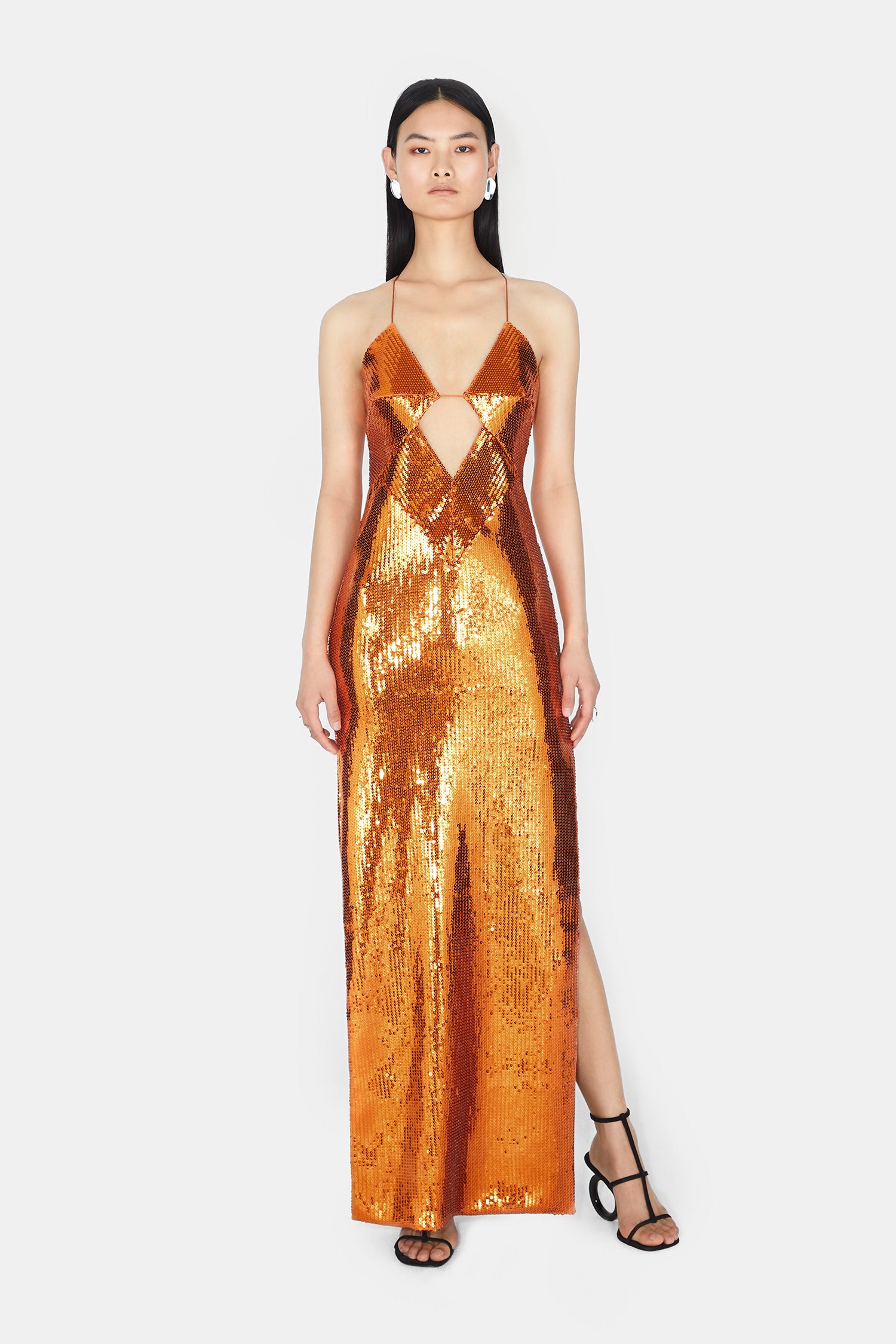 Galvanized Slip Dress - Gold – Galvan London UK