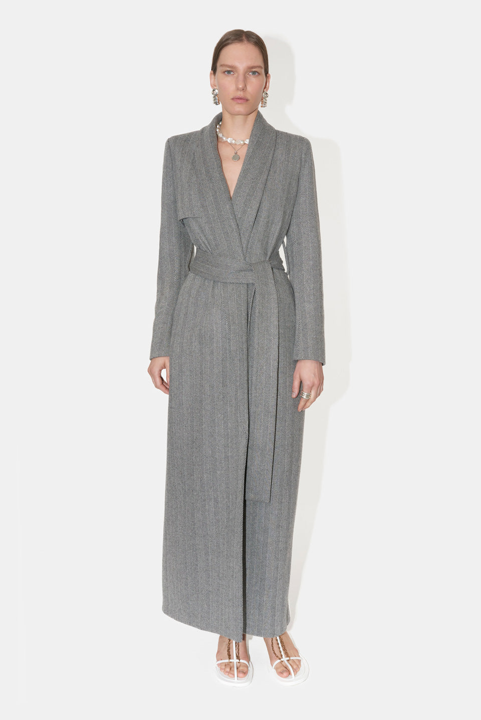 Cashmere discount trench coat