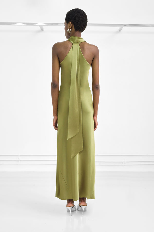 Cropped Pandora Dress - Olive