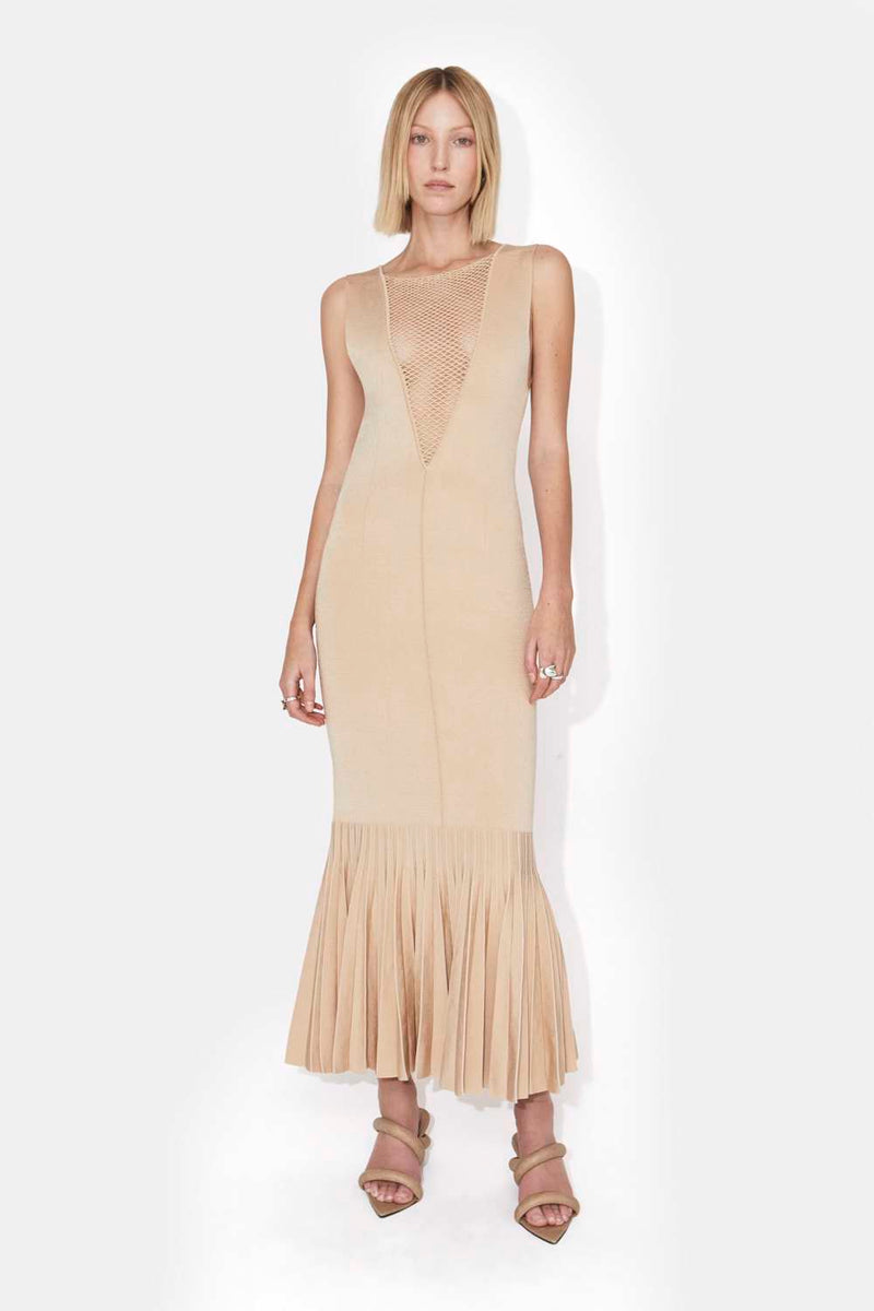 ERATO DRESS - RAFFIA