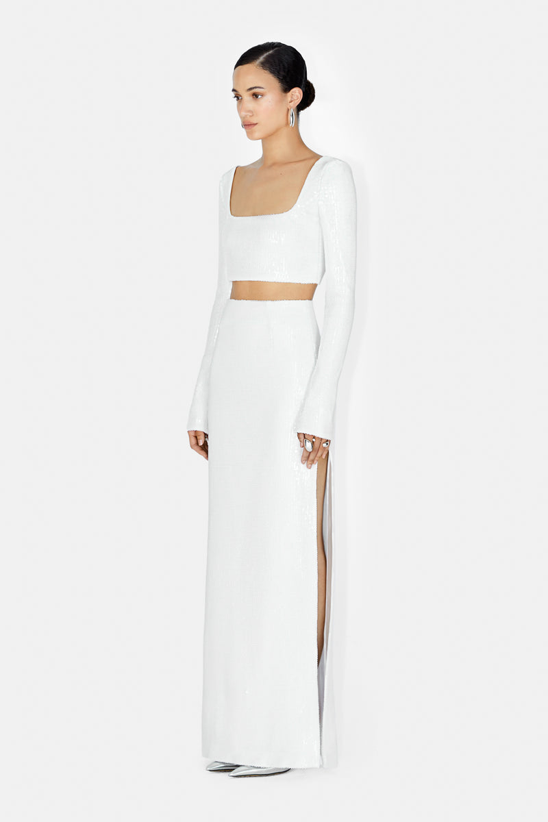 Beating Heart Longsleeve Bridal Top