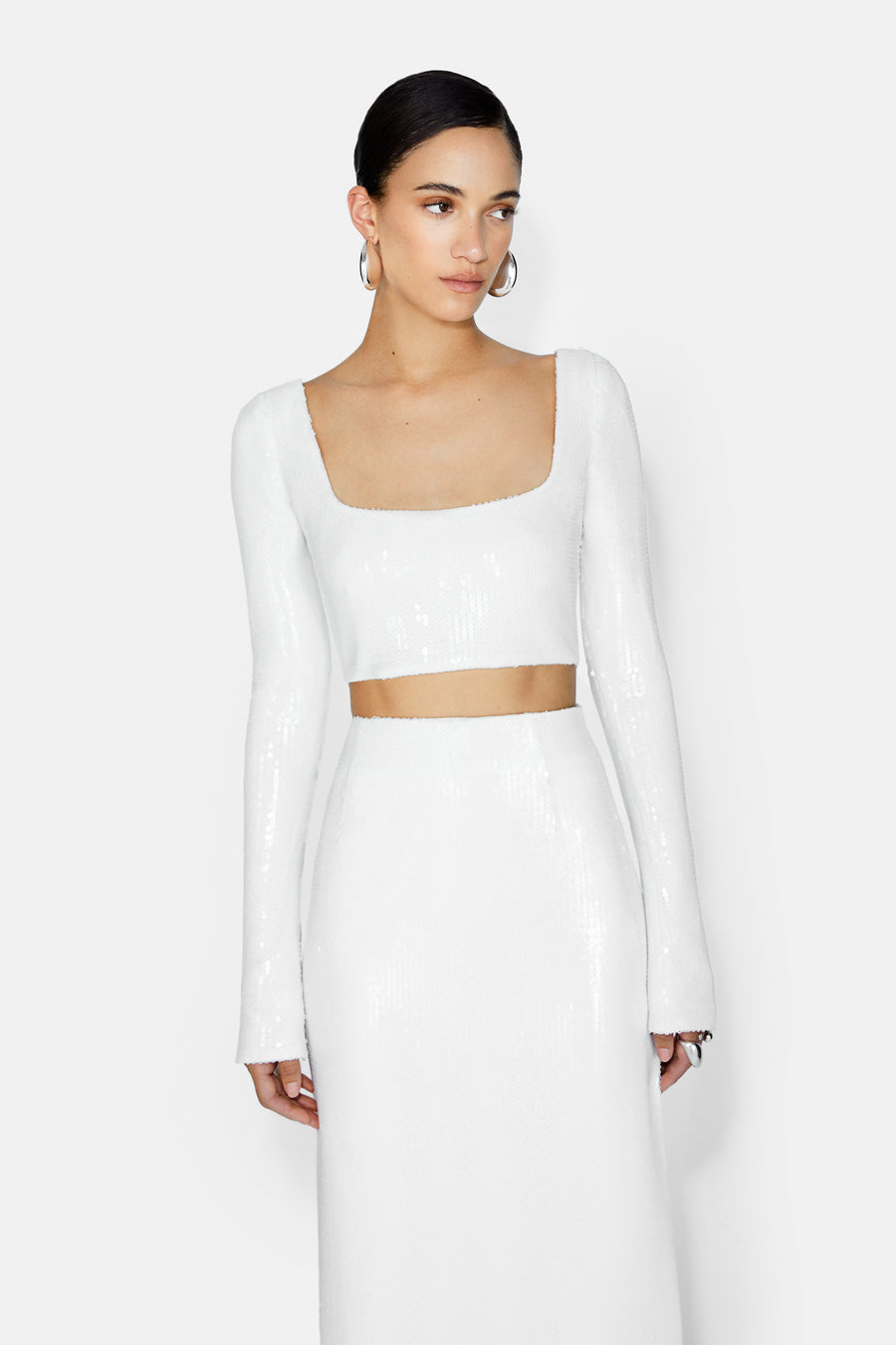 Beating Heart Longsleeve Bridal Top