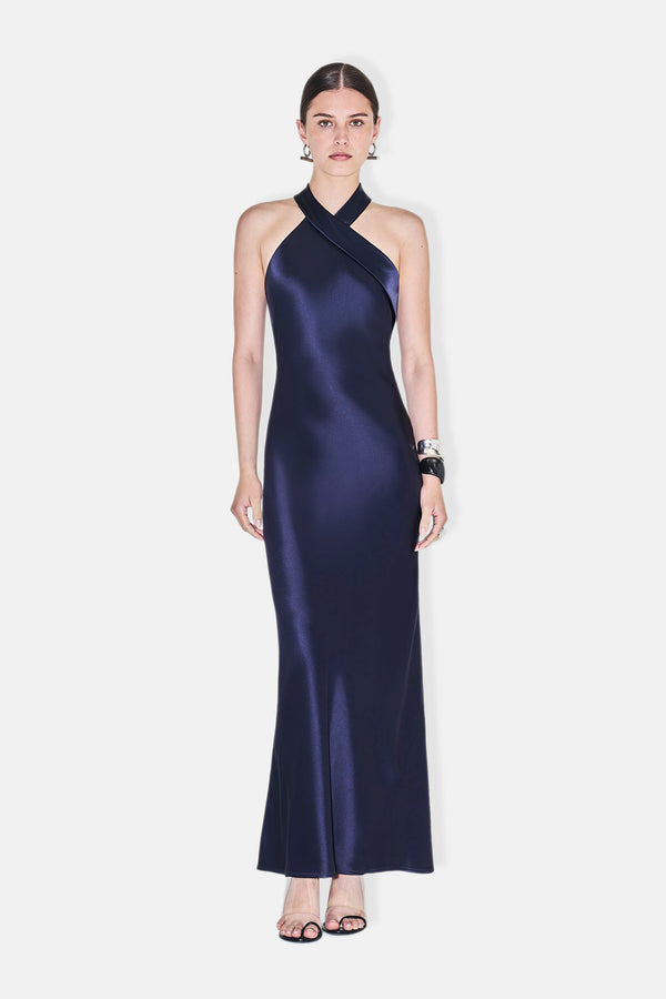 Cropped Pandora Dress - Midnight
