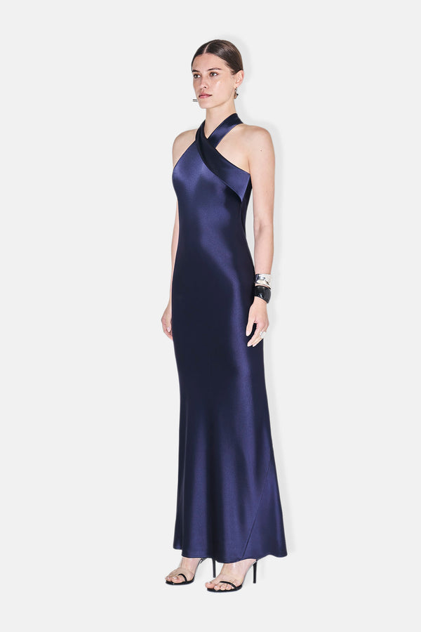 Cropped Pandora Dress - Midnight