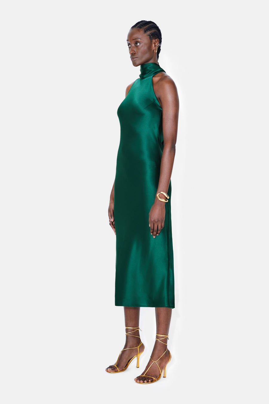 Cropped Sienna Dress - Pine