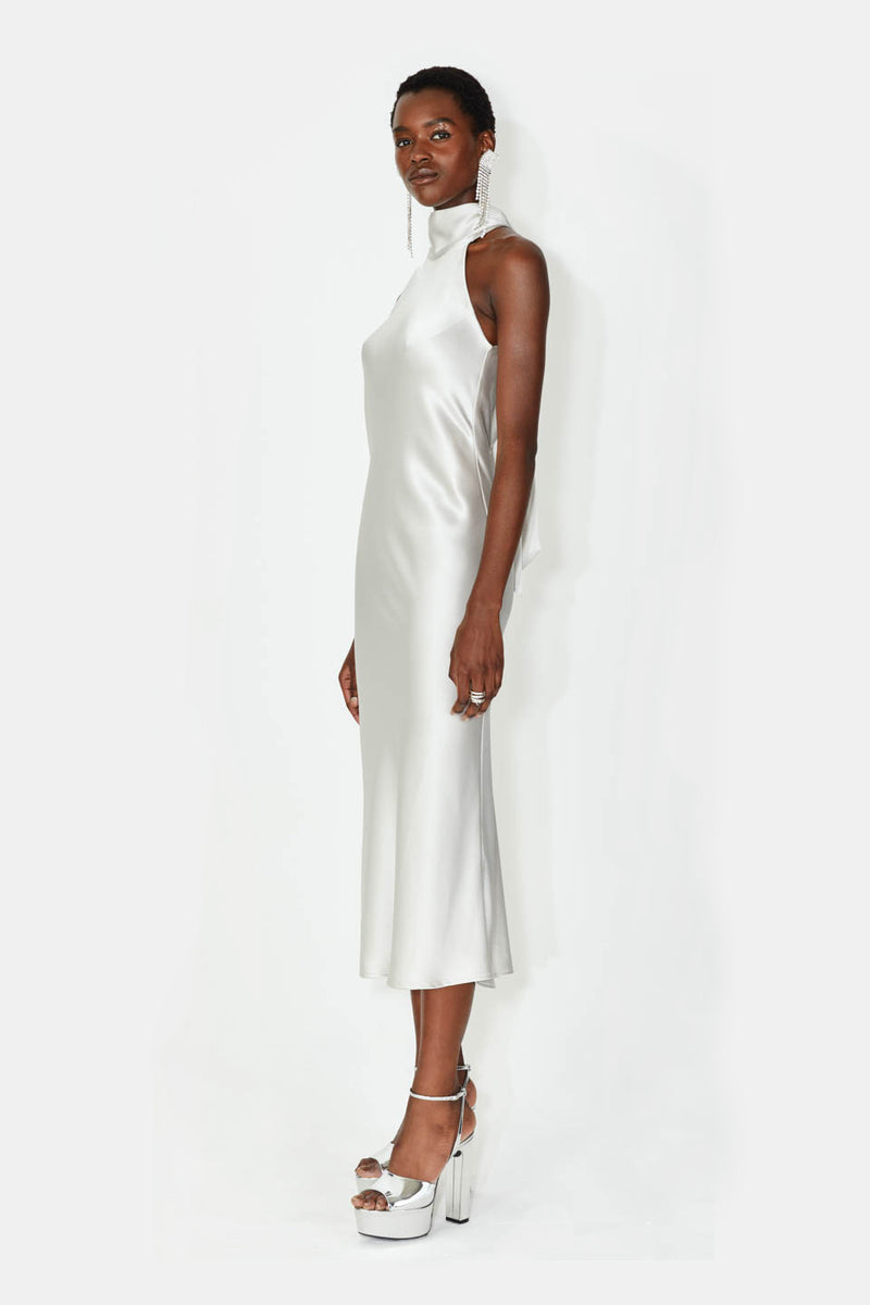 Cropped Sienna Dress Platinum