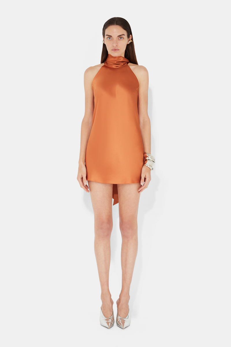 Mini Sienna Dress - Papaya