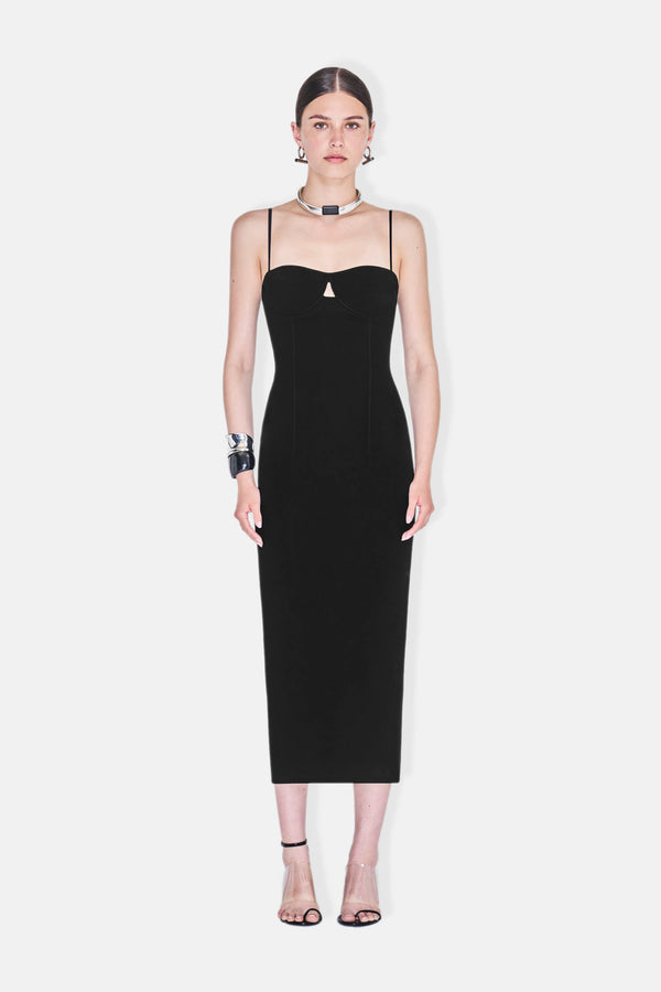 Sculpted Amelia Dress - Black