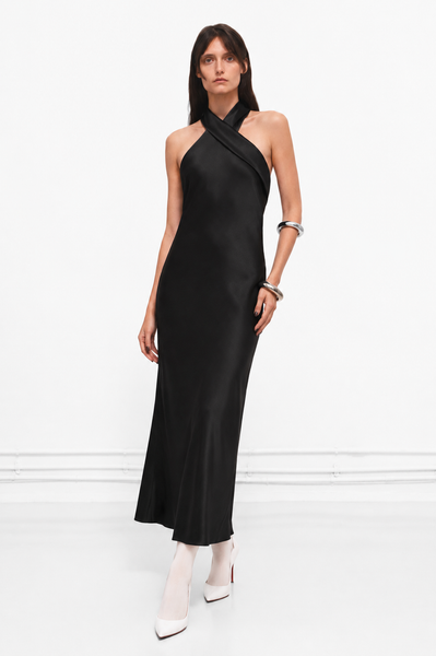 Cropped Pandora Dress - Black – Galvan