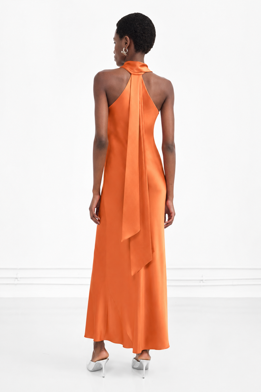 Cropped Pandora Dress - Papaya