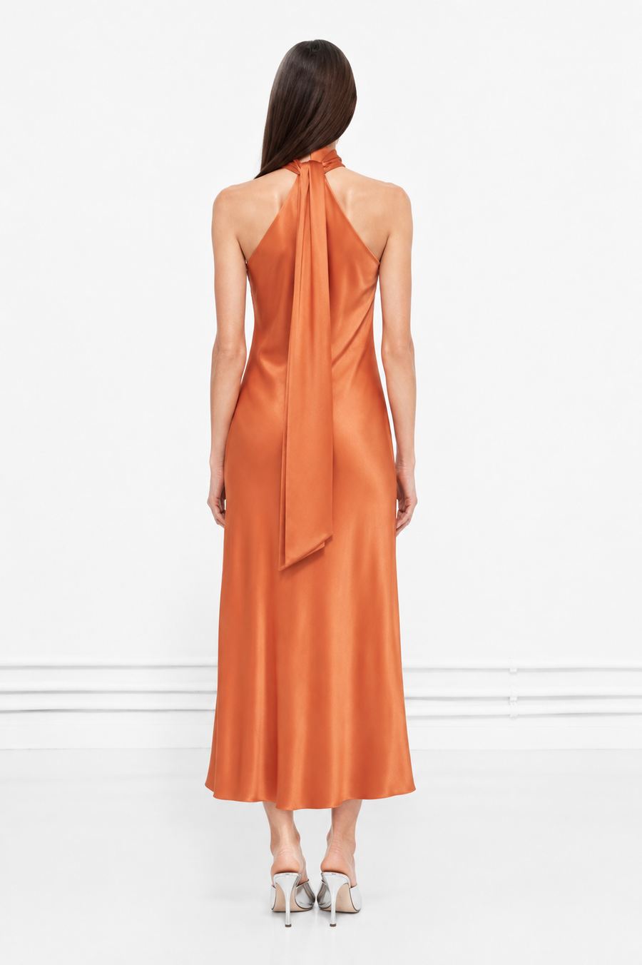 Cropped Sienna Dress - Papaya