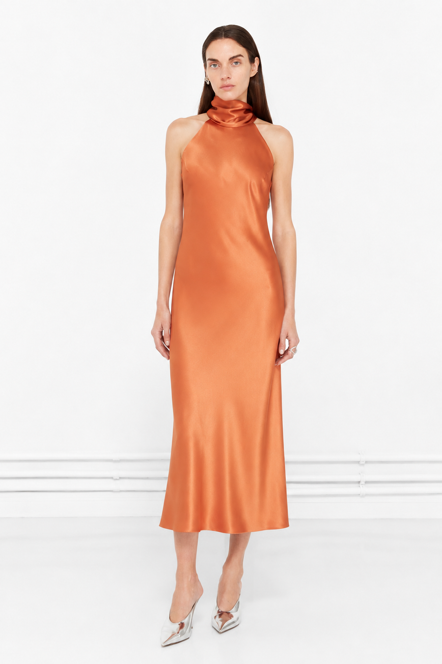 Cropped Sienna Dress - Papaya