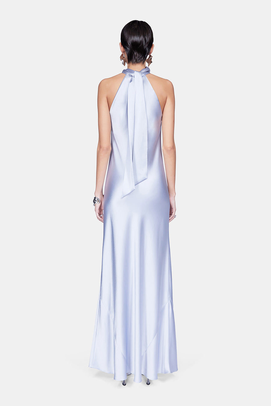galvan london silver dress A Galvan London Sequin Dress For An Intimate London Dinner Party Wedding