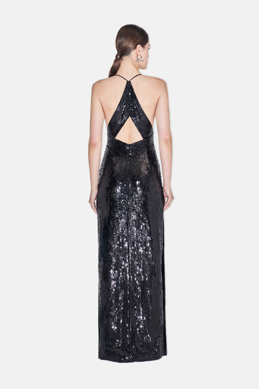 Galvanized Prism Dress - Black
