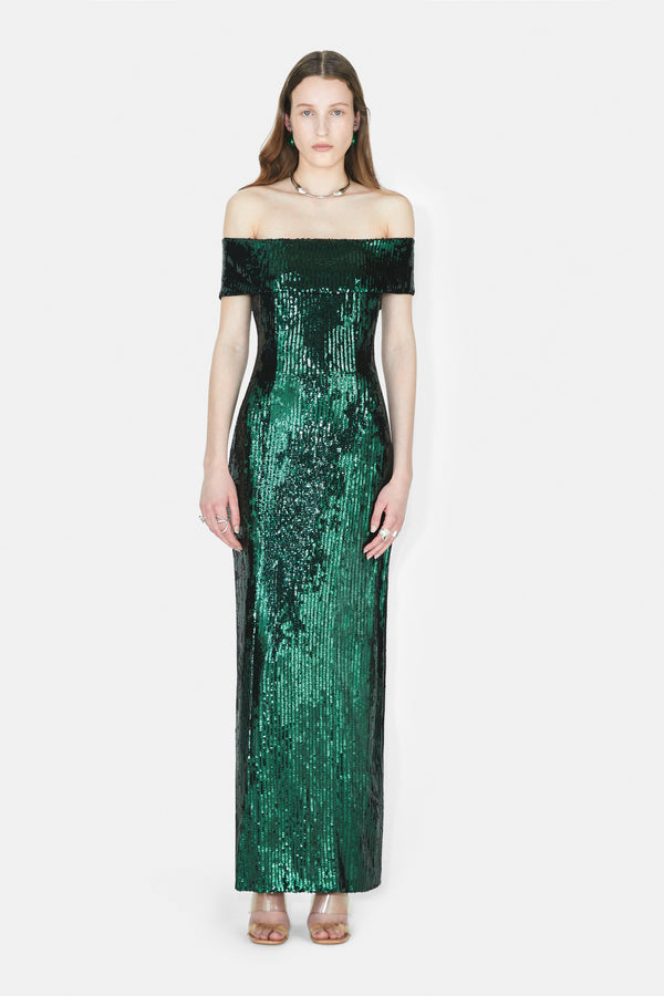 Glencoe Dress - Emerald