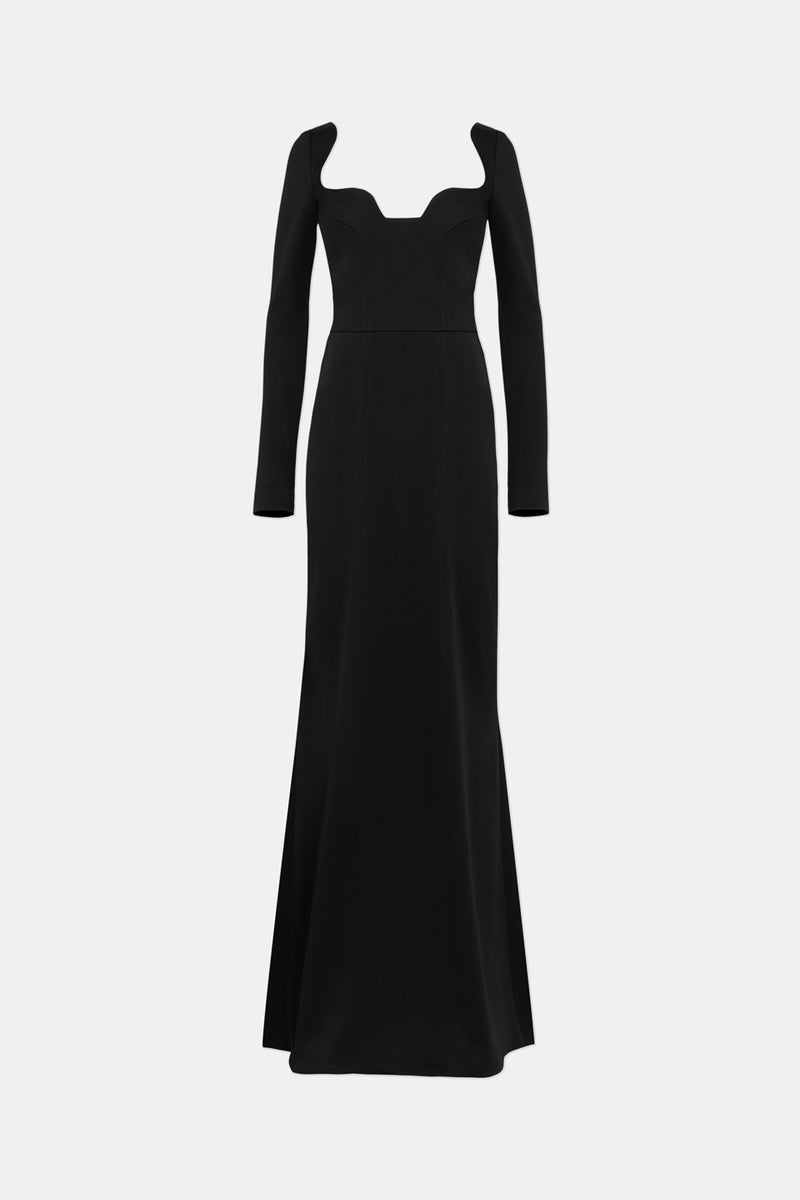 Arch Gown - Black – Galvan London UK