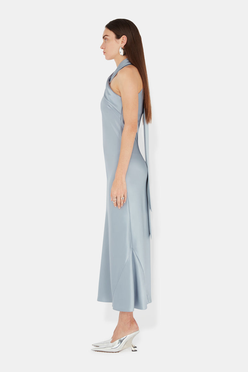 Cropped Pandora Dress - Dove Blue