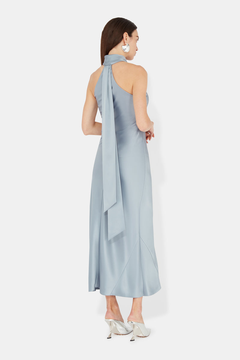 Cropped Pandora Dress - Dove Blue