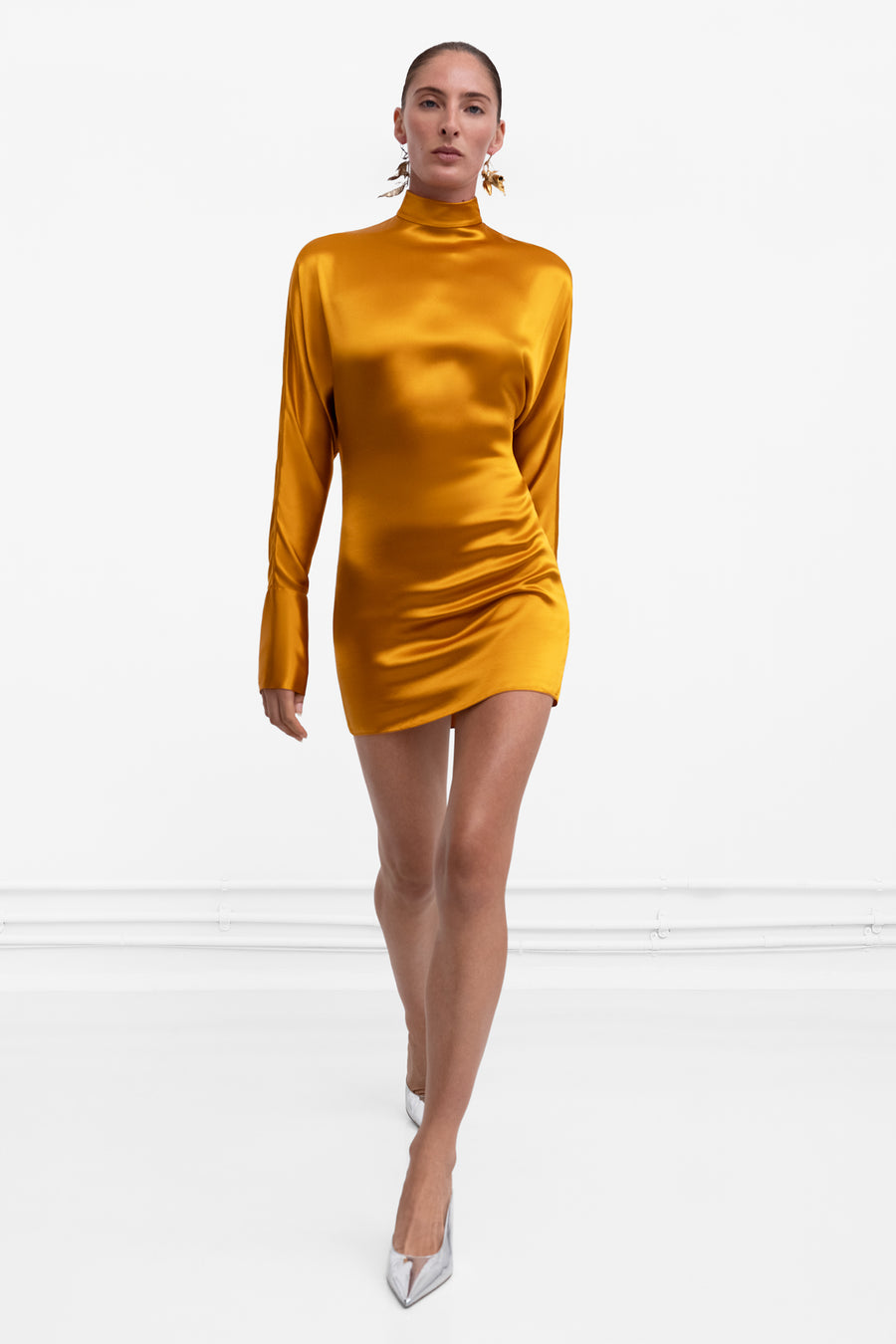 Phoenix Mini Dress - Capri Yellow