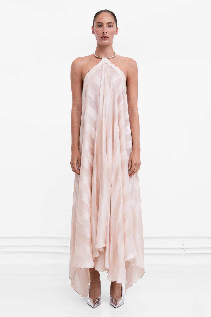 Giulia Necklace Dress - Ballet Pink