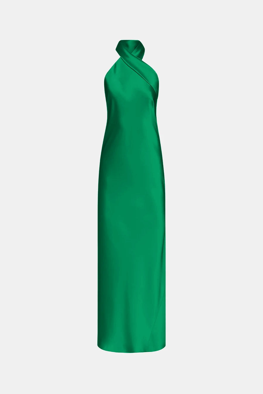 Cropped Pandora Dress - Emerald Galvan Cropped Pandora Dress - Emerald Galvan