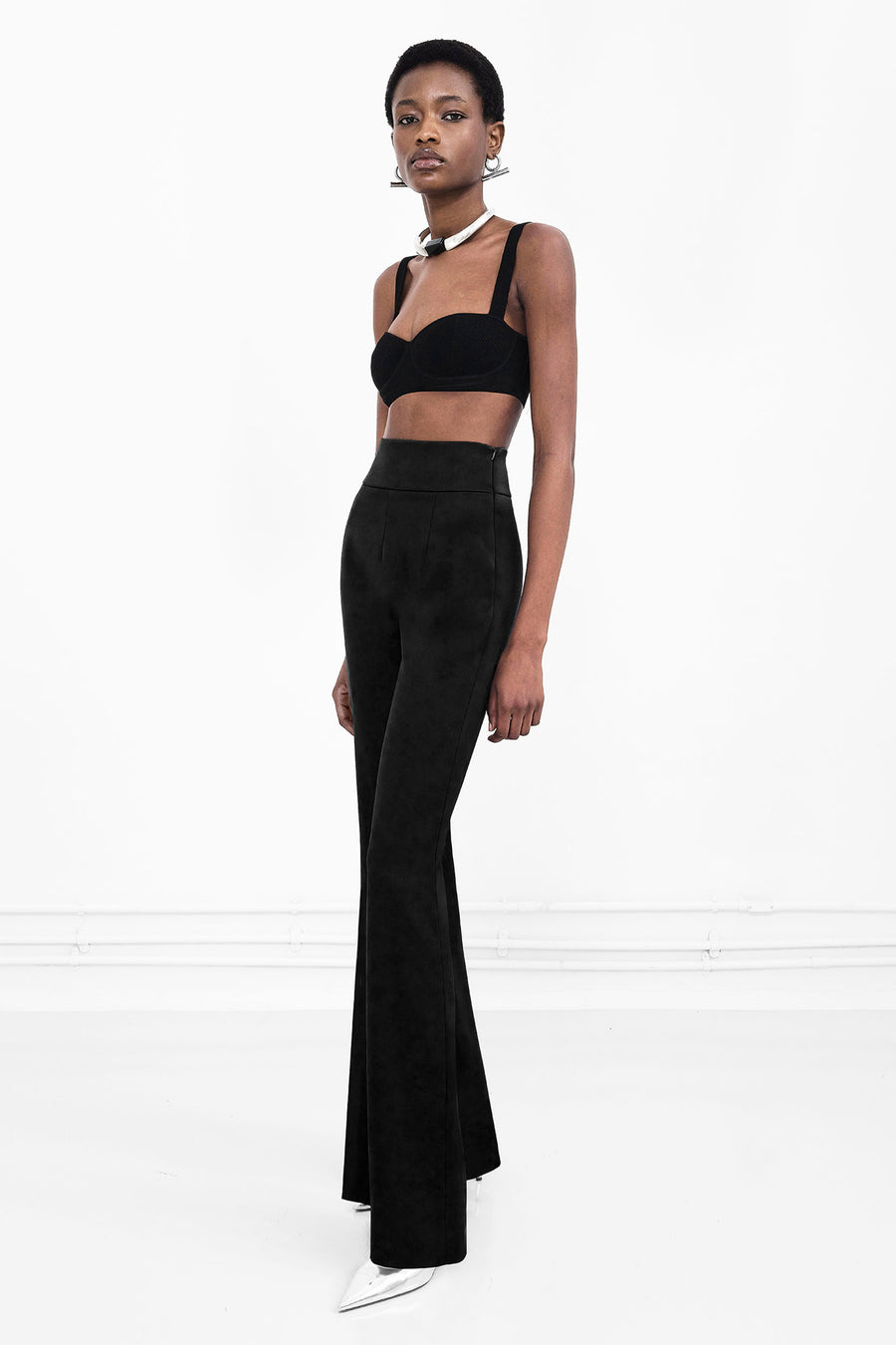 Sculpted Trousers - Black