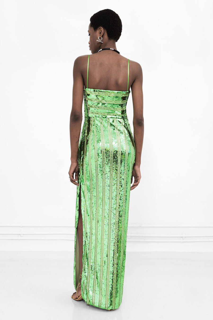 Slip Dress Galvan Green Dress Stargaze Bandeau Dress Jade Green 34 Slip Dress Galvan Green Dress Stargaze Bandeau Dress Jade Green 34
