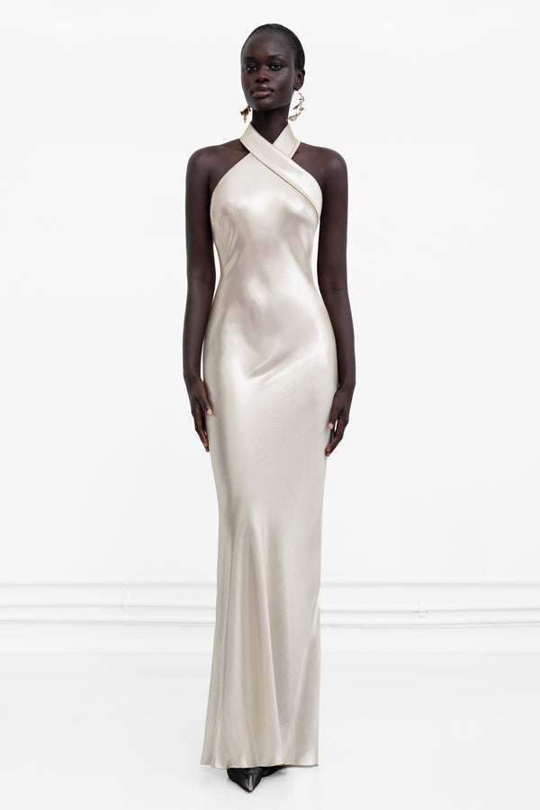 slim fit dress slacks Sienna Maxi Gown