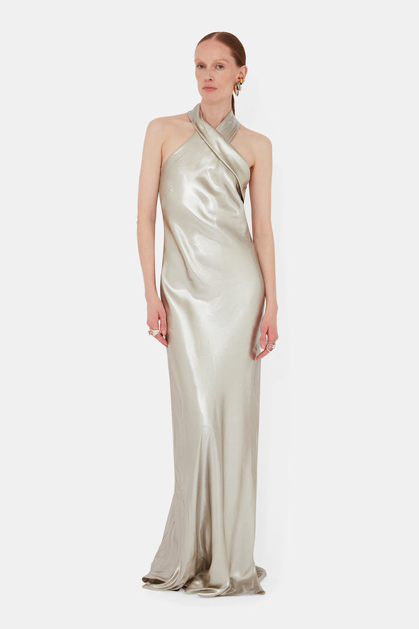 Pandora Gown - White Gold