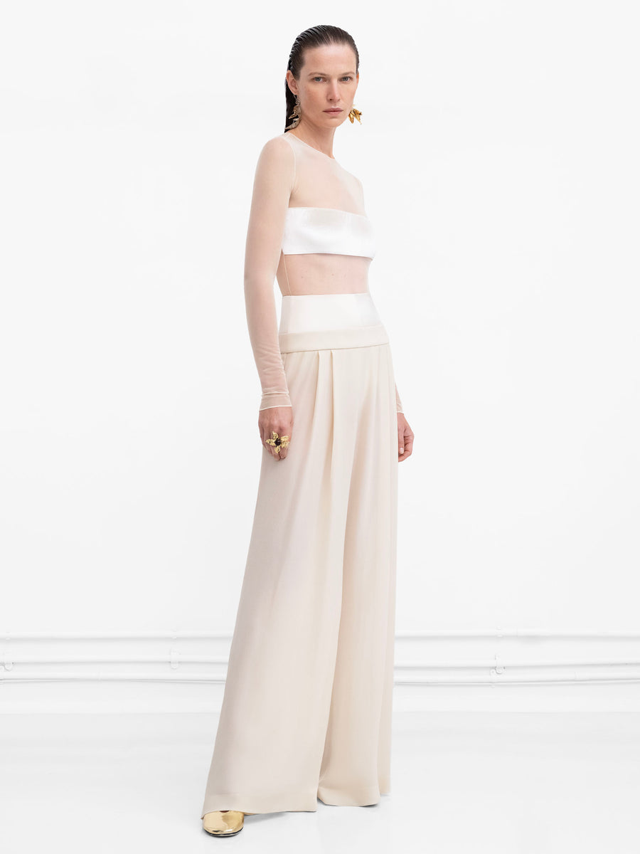 Strata Trouser - Cream