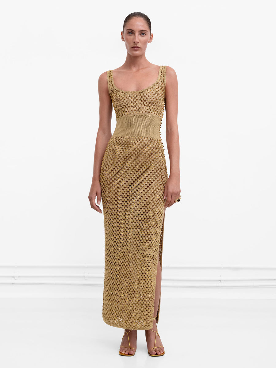 Vento Dress - Gold