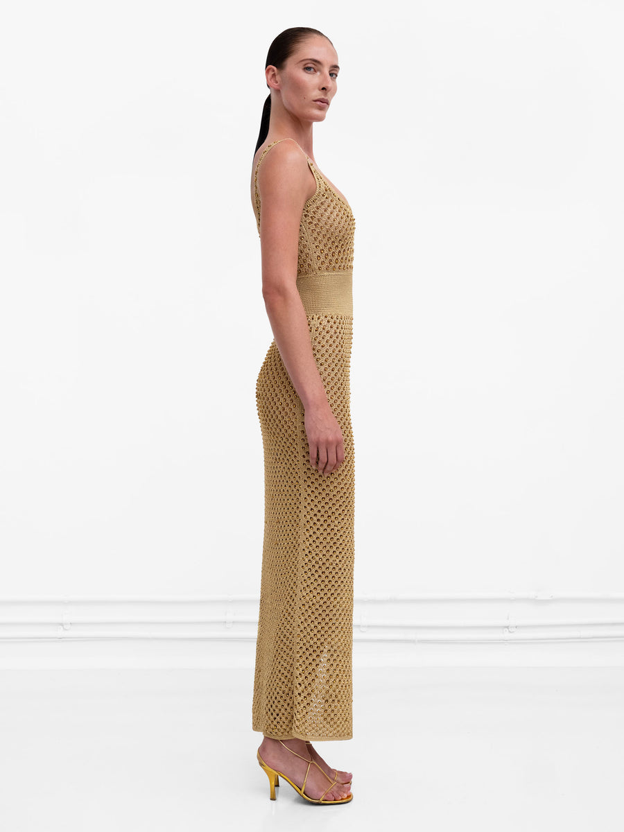 Vento Dress - Gold
