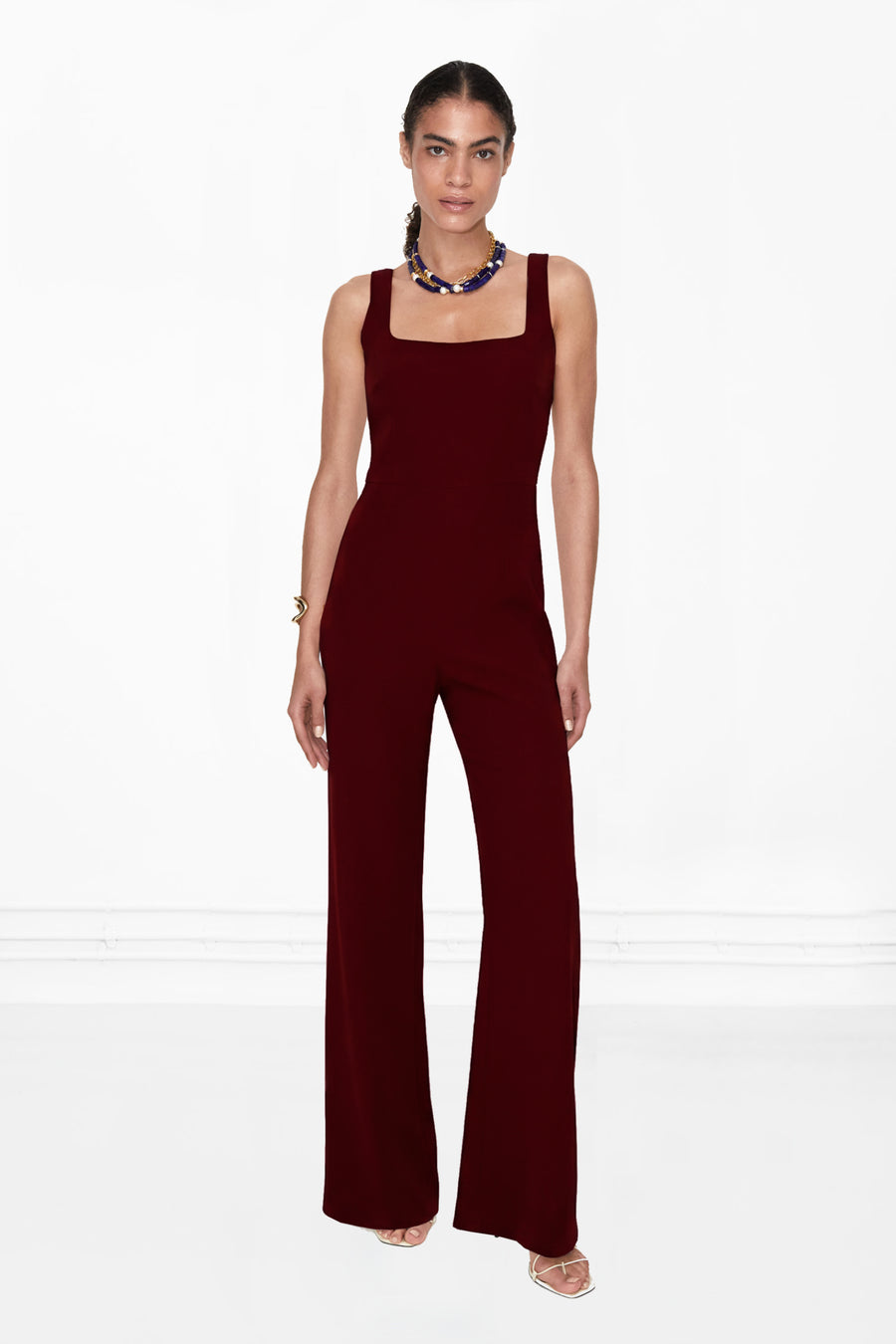 Geneva Jumpsuit - Blood Red