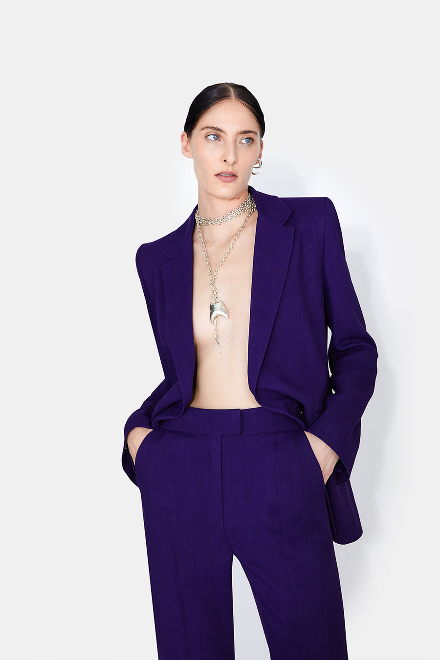Boyfriend Blazer - Blackcurrant