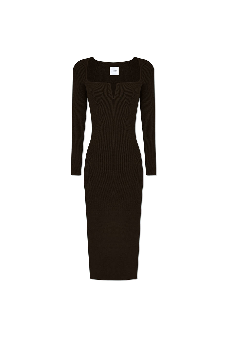Freya Long Sleeve Dress - Chocolate