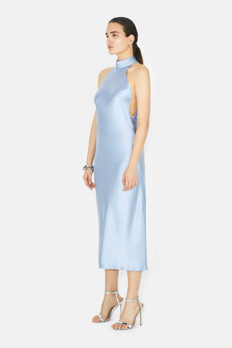 Scallop Sienna Dress - Ice Blue