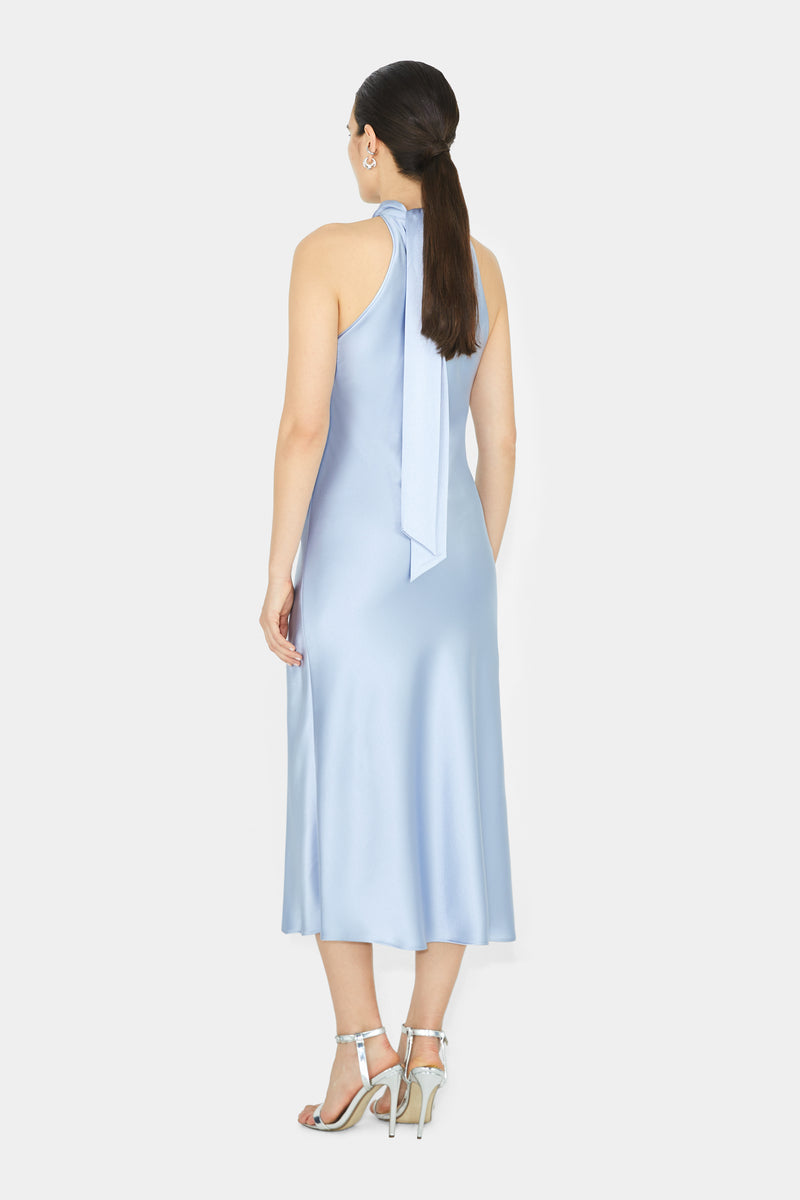 Scallop Sienna Dress - Ice Blue