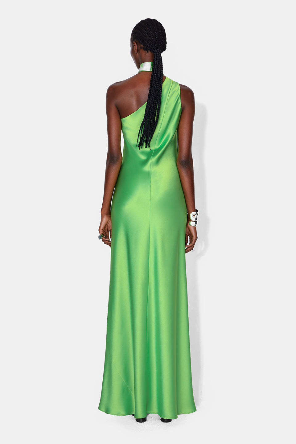 Ushuaia Dress - Paris Green – Galvan London UK