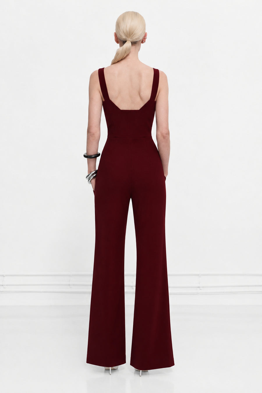 Geneva Jumpsuit - Blood Red
