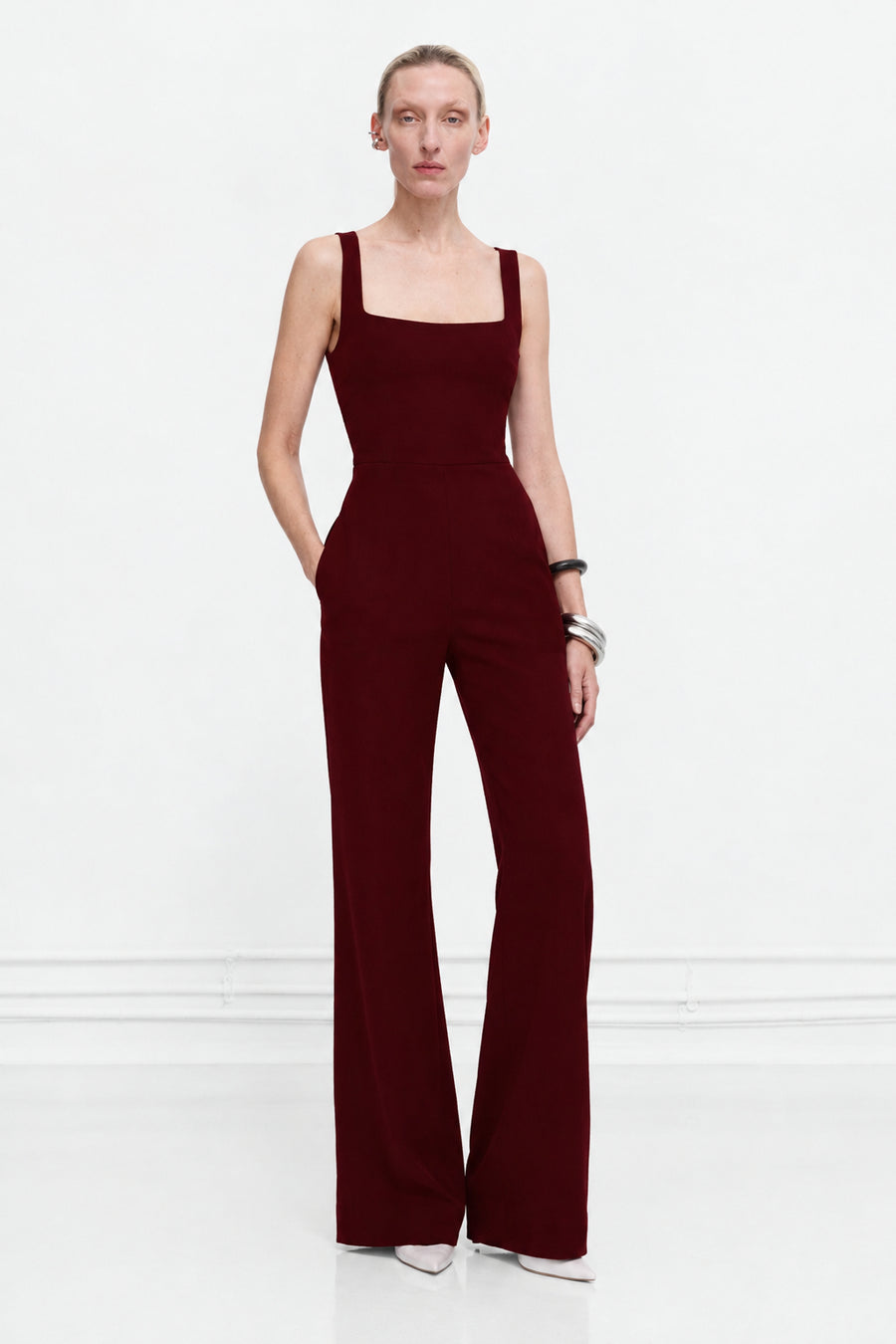 Geneva Jumpsuit - Blood Red