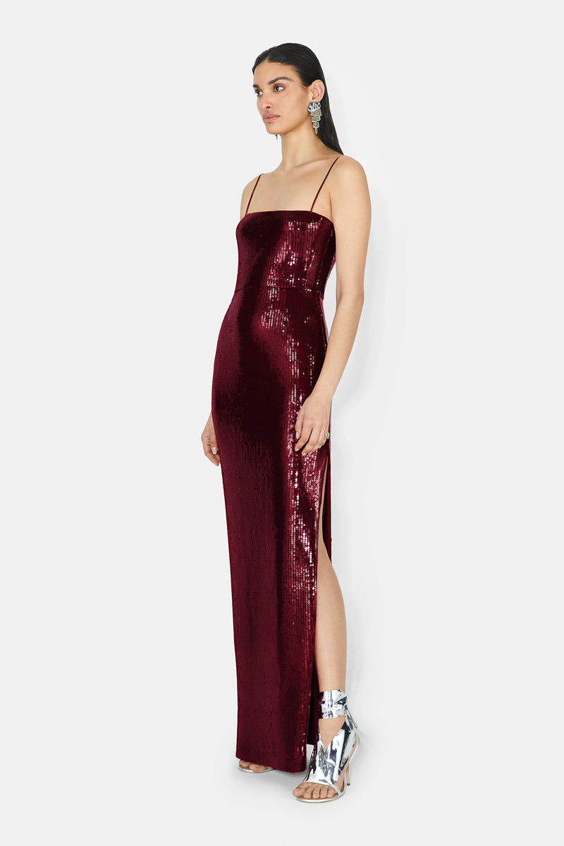 Stargaze Bandeau Dress - Blood Red