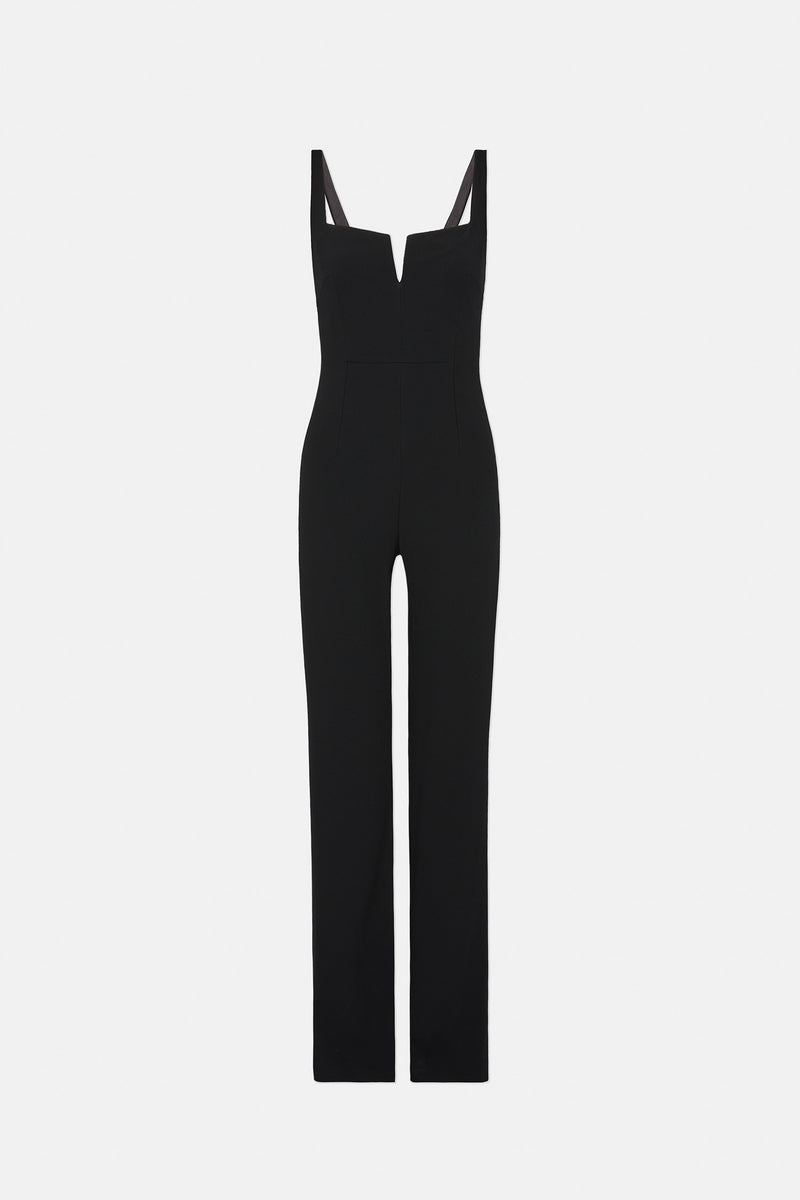 Signature Corset Jumpsuit - Black