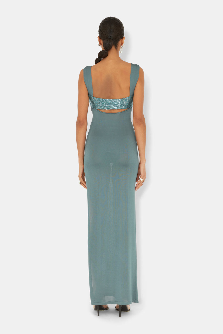 Crystalline Dress - Dove Blue