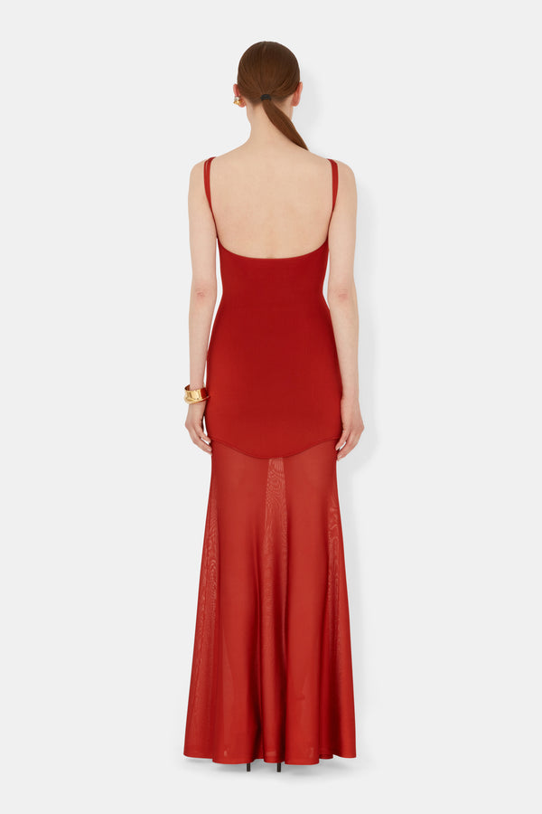 Hepworth Dress - Tomato