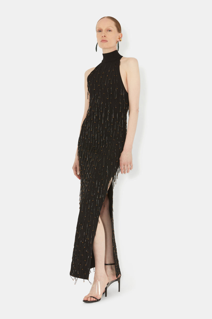 Bugle Cocktail Dress - Black