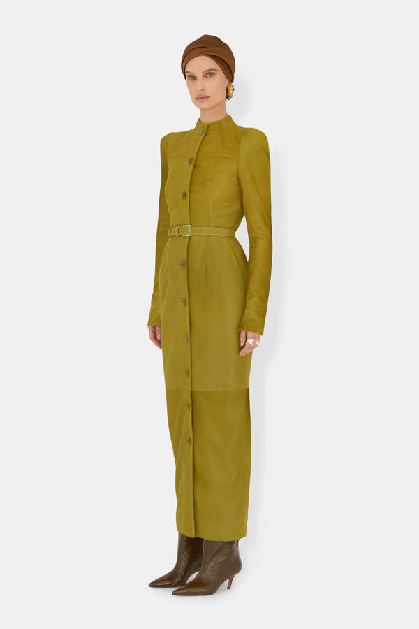 Onyx Coat Dress - Golden Onyx