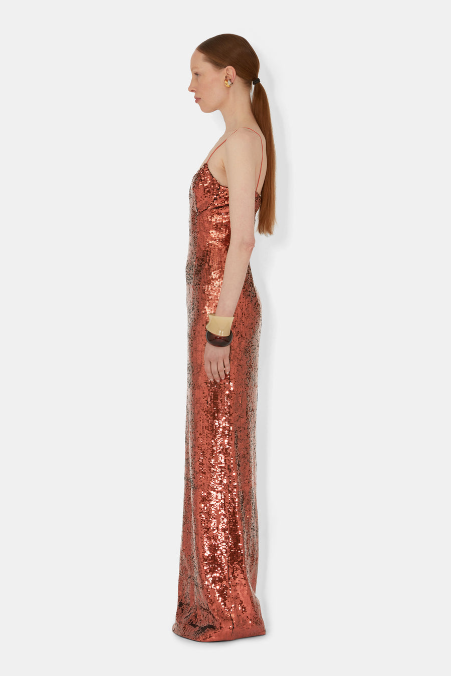 Phoebe Bustier Dress - Mahogany