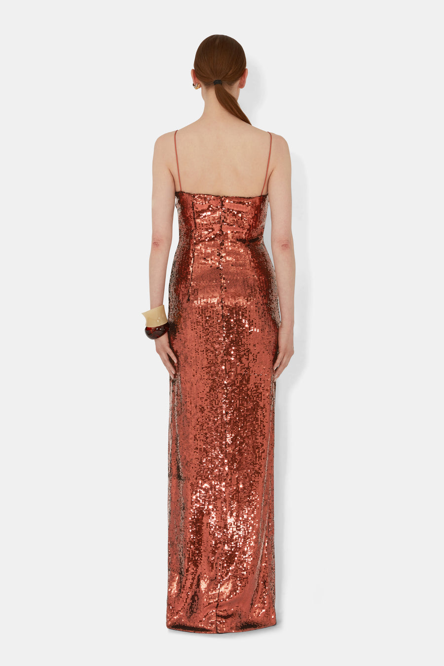 Phoebe Bustier Dress - Mahogany