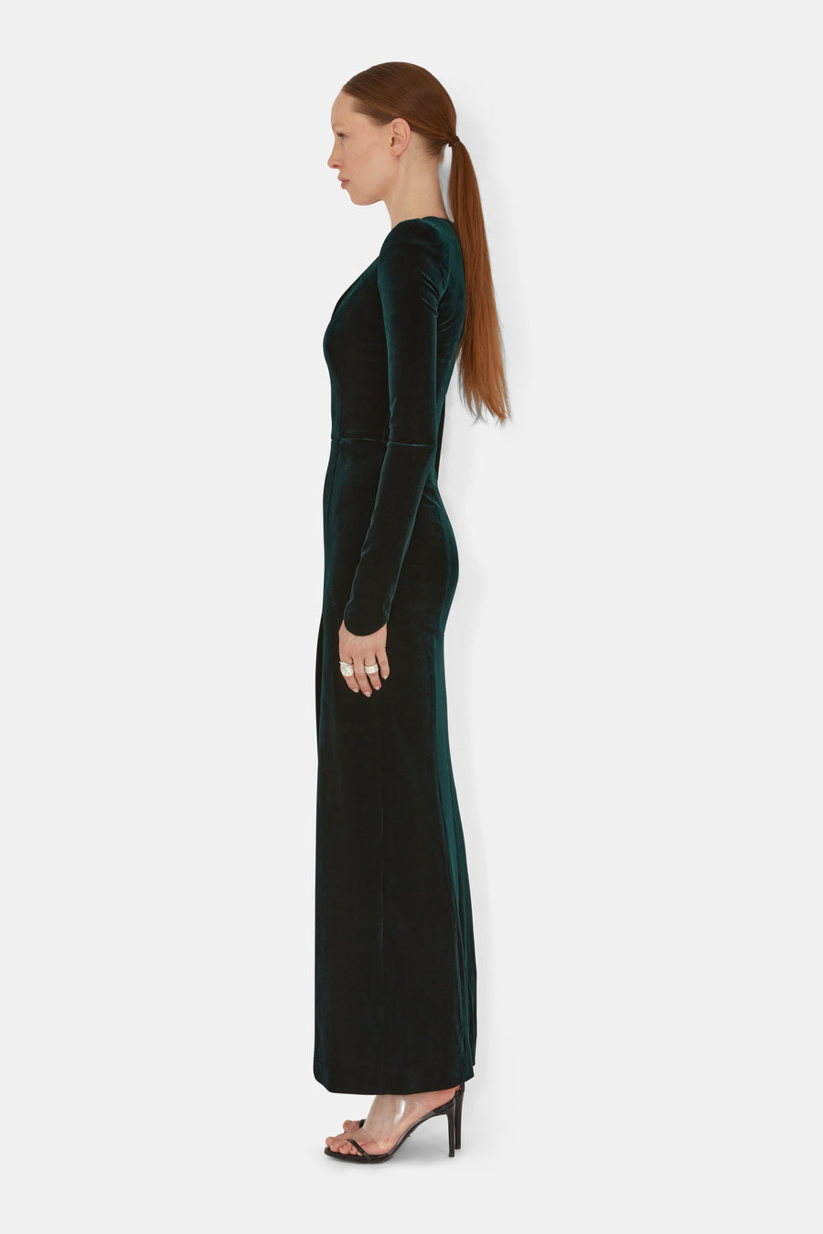 Vanitas Longsleeved Dress - Hunter Green