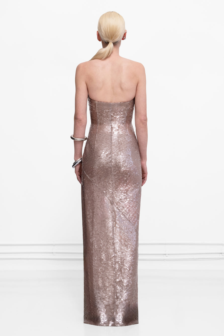 Moonlight Bandeau Dress - Mauve
